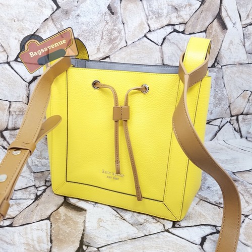 Kate Spade New York Grab Small Bucket Crossbody Bag Gelb Leder - Bild 3 von 9