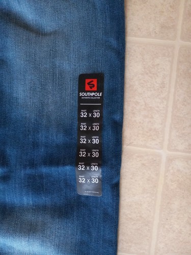 Southpole Men's Jeans Regular Straight - Size 32 x 30- Med Wash NEW - Picture 4 of 4