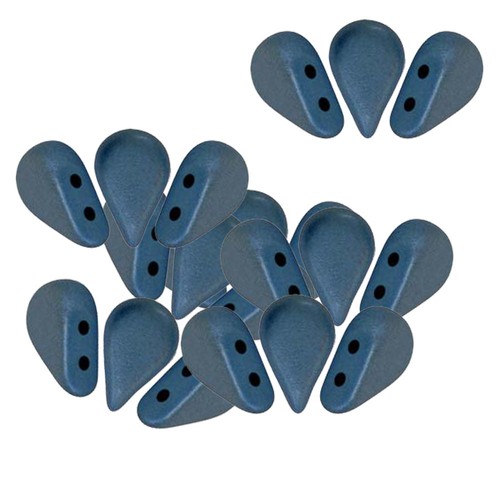AMOS 2 hole Drop Bead Par Puca Czech Glass 30 Loose Beads 5x8mm Two Hole U-Pick - Picture 9 of 19