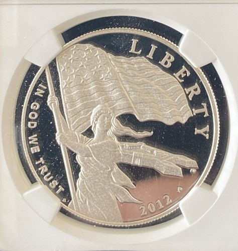 2012 P Star Spangled Banner Commerative Silver Dollar NGC PF 70 Ultra Cameo - Picture 2 of 3
