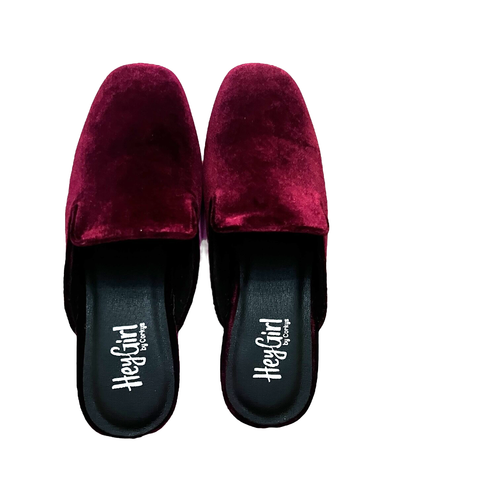 Hey Girl Corkys Größe 7 Schuhe Spotlight Samt Pantoletten Slipper formell Baller quadratisch - Bild 3 von 18