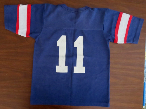 Vintage Rawlings NFL NEW YORK GIANTS Short Sleeve Tee Shirt Youth Size Medium - Picture 2 of 4