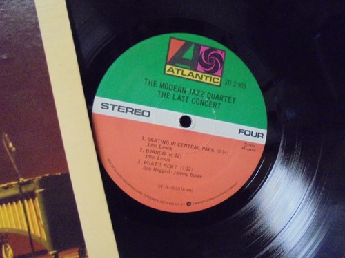 MODERN JAZZ QUARTET THE LAST CONCERT DOUBLE LP ON ATLANTIC RECORDS - Picture 2 of 2