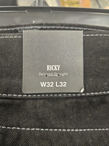 Pantalones de mezclilla rectos relajados True Religion para hombre talla 32x32 Ricky Flap SN - Imagen 9 de 10