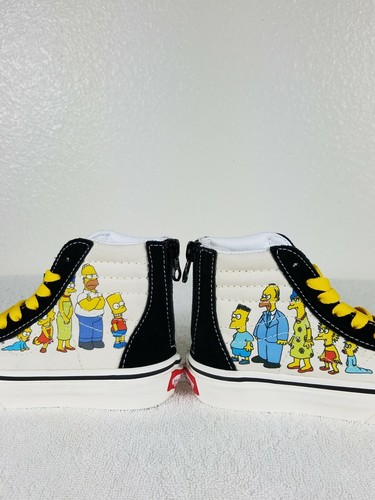 Zapatillas Vans x Simpsons Sk8-Hi Talla 10.5 Juvenil (1987-2020) Nuevas en caja - Imagen 10 de 12