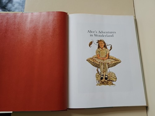 Alice's Adventures In Wonderland Lewis Carroll Illustrated M Hague 1985 Book - Picture 7 of 16