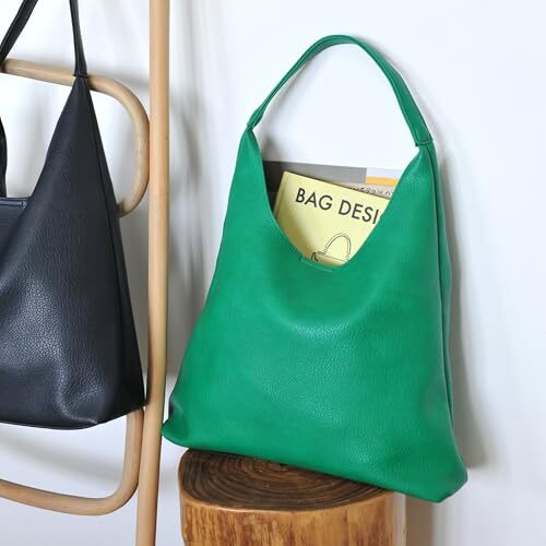 Hobo Bags for Women Soft Vegan Leather Shoulder Handbag