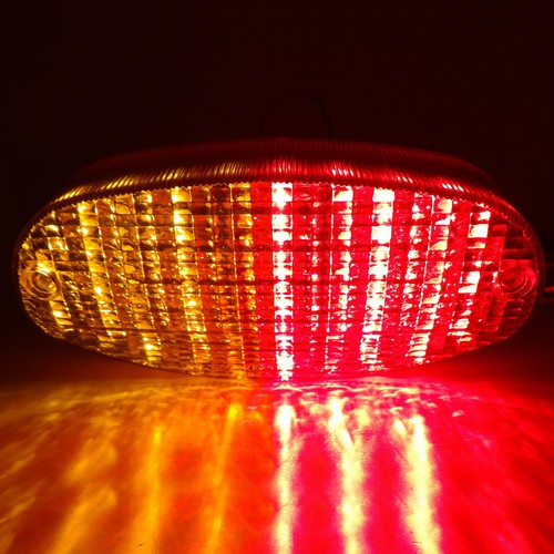 Led Tail Trun Signal Light Smoke For YAMAHA YZF 450 600R Raptor Wolverine V-Star - Picture 8 of 8