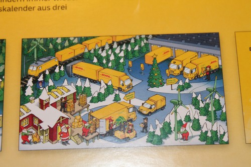 DHL DP DEUTSCHE POST WEIHNACHTSKALENDER ADVENTSKALENDER 2022, LEER - Bild 6 von 9