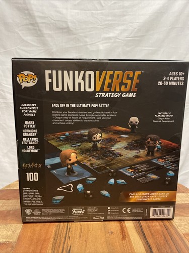 Pop! Funkoverse Strategy Game Harry Potter 100 4 Pack Age 10+ Players 2-4 - 第 5/11 張圖片