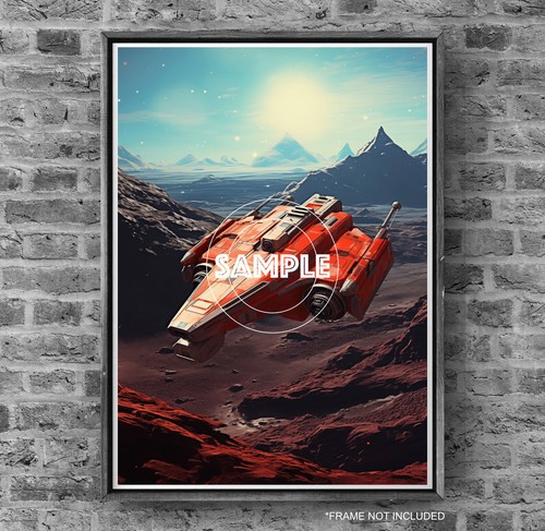 SPACE POP ART DRUCKE RETRO AUSSENRAUM MATT KUNSTDRUCKE RACKEN ASTRONAUTEN DRUCKE - Bild 14 von 22
