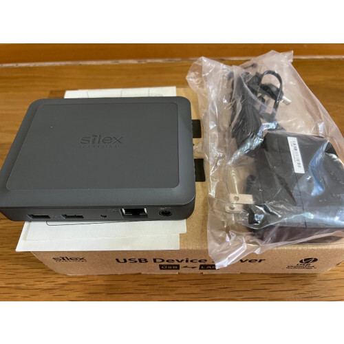 Silex USB Urządzenie Serwer DS-600 Adapter sieciowy Ethernet na USB Konwerter Nieużywany - Zdjęcie 8 z 12