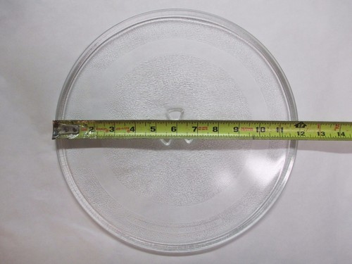 Microwave Oven Glass Turntable Plate 12" Diameter Tray for 9-1/4" Track - Picture 3 of 5