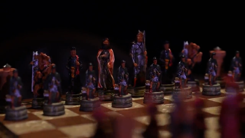 Chess Set Camelot King Arthur Chessmen Rosewood Chess Board , Christmas Gift🎁 - Video 1 of 1