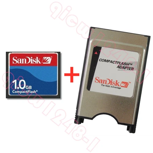 1.0GB FANUC CNC CF Compact Flash card CF-PCMCIA Adapter +For CNC ATA PC Adapter