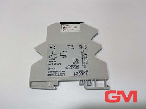 LÜTZE Relay Module RE 7-0821 760821 1A 24V Dc 3A 230V AC - Picture 3 of 6
