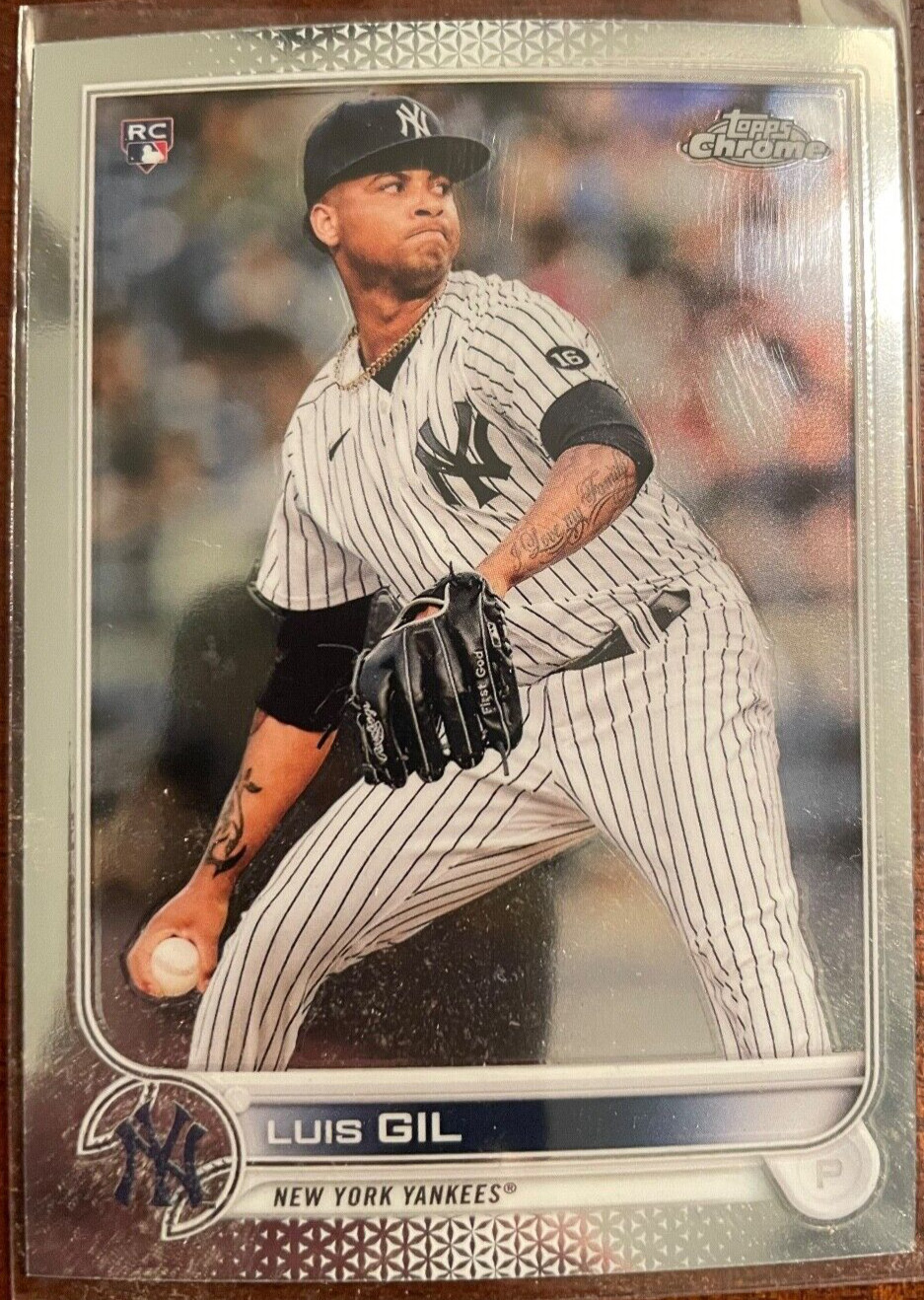 Luis Gil Rookie Card 2022 Topps Chrome #202 New York Yankees