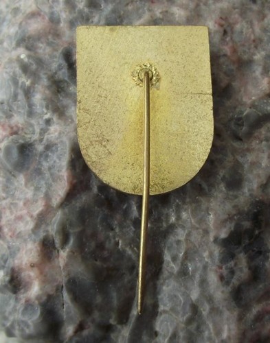 Antique Malatina Slovakia Heraldic Crest Sheep Coat of Arms Souvenier Pin Badge - Picture 2 of 2