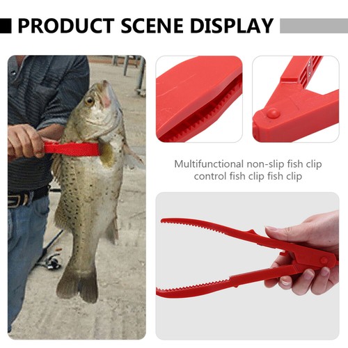 Grill Tong Fisch Lip Grabber Schwimm Fisch Greifer Brot Tong Pasta Tong - Bild 2 von 12