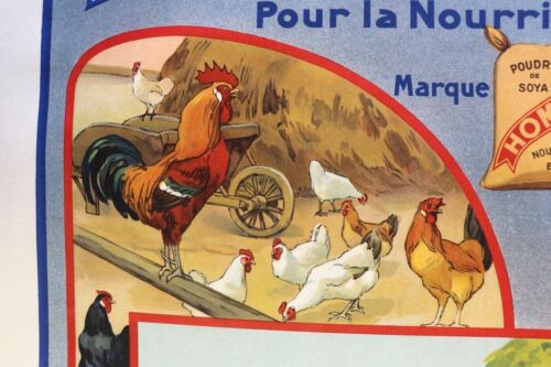 AFFICHE AGRICOLE RURALE 1900 SOYA SOJA HOMCO ALIMENT BETAIL FERME PAYSAN - Bild 8 von 9