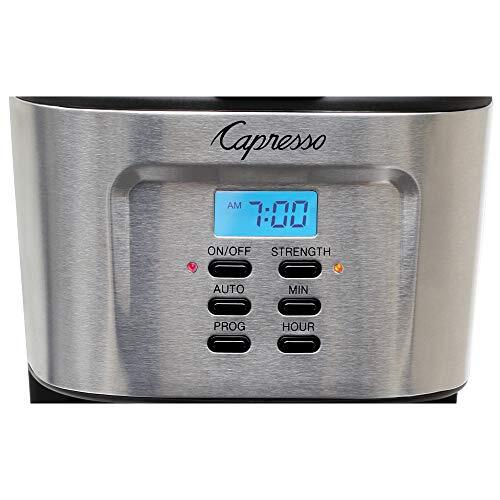 12-Cup Coffee Maker with Glass Carafe, Stainless and Black 416.05 - Picture 4 of 6