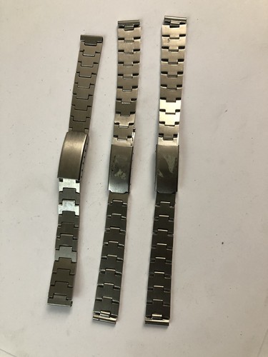 ✅ Lote Correas Pulseras para Reloj ( 12 Mm) Acero INOX como Nuevo