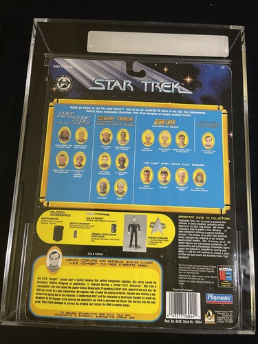 1996 Star Trek Voyager Playmates Reginald Barclay RARE Limited 3000, AFA 80 NM - Picture 5 of 9