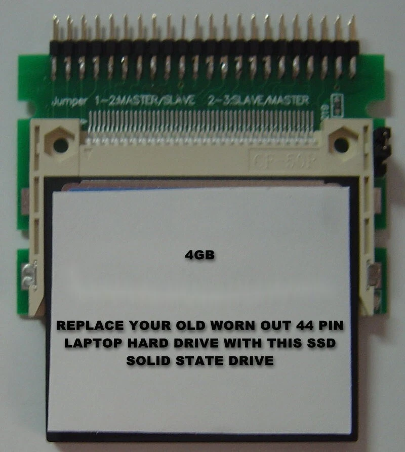 4GB IDE SSD Replace Worn Out MHD2021AT Hard Drive with 2.5" 44 PIN CF SSD Card - Image 2 of 2