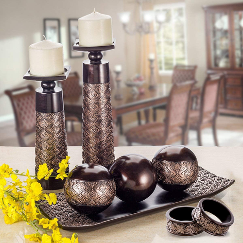 Dublin Napkin Rings Set of 6 - Elegant Dining Table Decor Napkin Holder Rings - - Picture 5 of 6