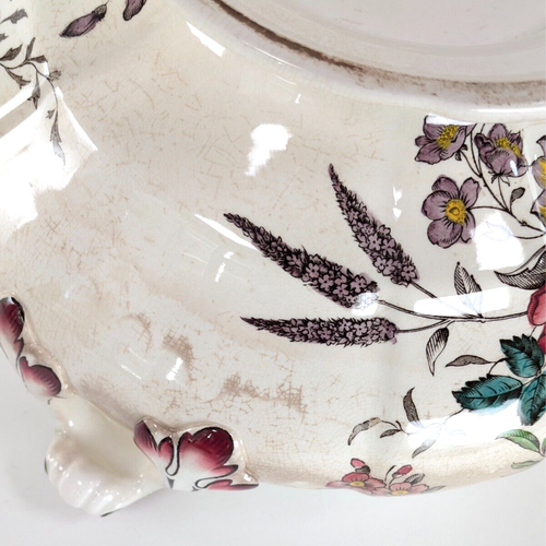 Copeland Spode Gainsborough Floral Soup Tureen w/ Lid, Underplate, Ladle VTG - Picture 19 of 24