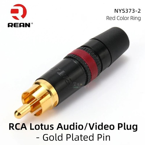 1Pcs NEUTRIK REAN RCA Plug Audio Video DVD Welding Connector HIFI Speaker jack - Picture 9 of 17