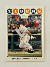 2008 TOPPS IVAN RODRIGUEZ #76 CATCHER DETROIT TIGERS BASEBALL CARD