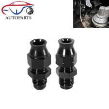 2pcs 6AN Male to 3/8"& 5/16" Hardline Tube Fuel Line Fitting Compression Adapter