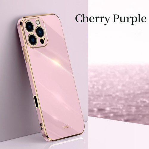 Para iPhone 16 Pro Max 15 14 13 12 X Enchapado Suave TPU Rígido Trasero Resistente Estuche Cubierta - Imagen 6 de 18
