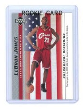 2003 Upper Deck Phenomenal Beginning #20 NBA 1st Pick Lebron James Rookie Card