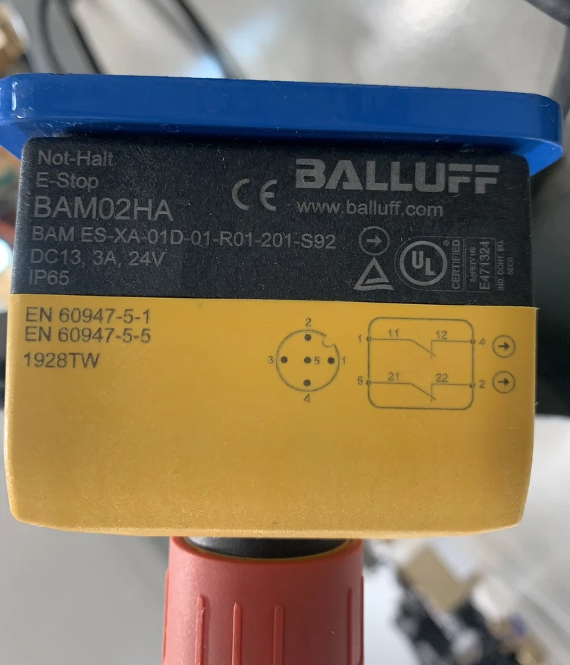 ELO ET2202L 22" Monitor w/ Ergotron Mount & Balluff BAM02HA for CNC / Robotics - Image 4 of 4