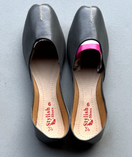 Indian Punjabi Pakistani Ethnic Traditional Women Khussa Flat Shoes Juti US 7