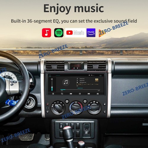 12.3" For Toyota Fj Cruise 2008-2015 Car Audio GPS Navigation Stereo Radio 2+32G - Imagen 6 de 12