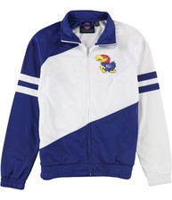 G-iii Sports Womens Kansas Jayhawks Track Jacket, White, Small