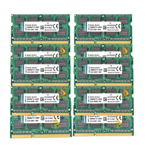 Kingston 10x 8GB 2RX8 PC3-10600S DDR3 1333Mhz 204Pin SODIMM Laptop Memory RAM” - Picture 10 of 10