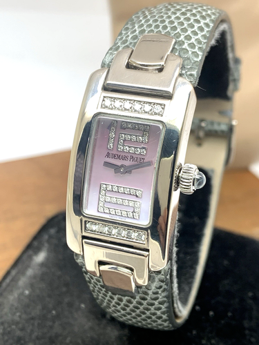 Audemars Piguet Women's Watch E86608 Promesse Diamond Mother of Pearl 18K Tank