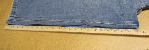 Vtg Carhartt Denim Bibs Overalls R07 DST Men's 38 x 30 DISTRESSED - Picture 10 of 10