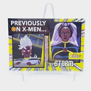 STORM 2025 Topps Finest X-Men '97 Previously On Laser Refractor /199 🔥 #PO-6