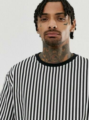 T-Shirt Another Influence kastenförmig Top Größe Small Herren entspannte Passform neu MP62 - Bild 4 von 19