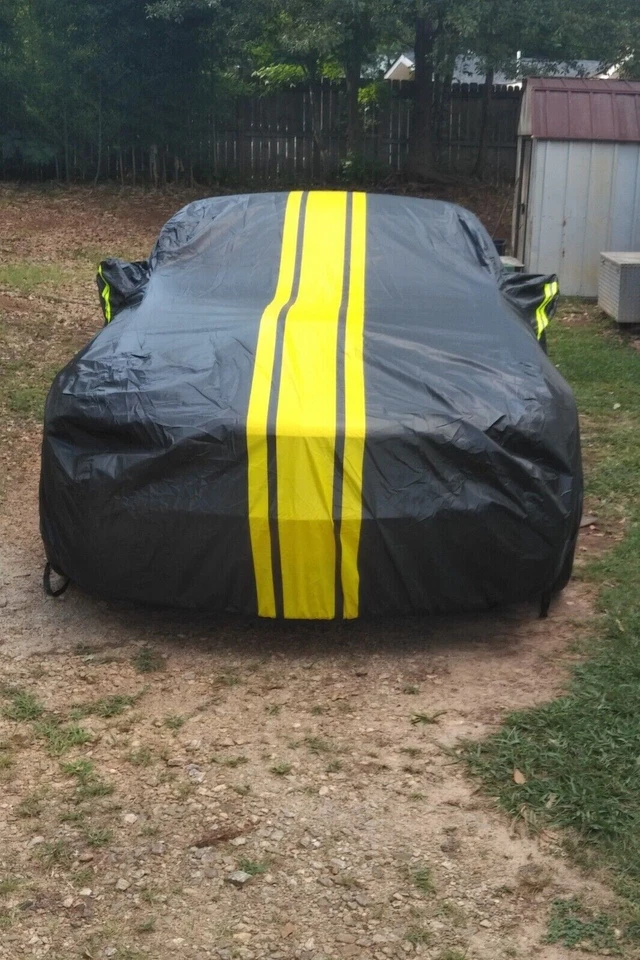 FUNDA COCHE INTERIOR EXTERIOR CHEVY CAMARO AJUSTE PERSONALIZADO Impermeable a la intemperie Foto 3 de 4