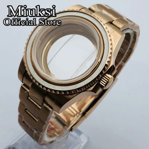 Miuksi 40mm watch case fit NH35 NH36 ETA2824 2836 Miyota8215 DG2813 3804movement - Picture 34 of 50