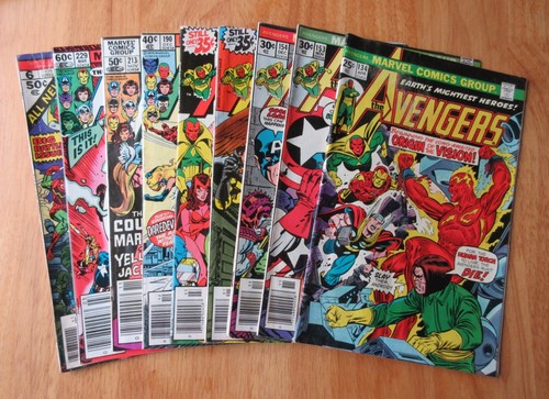 Lot of *9* Lower Grade AVENGERS: ≈ #134-229 + Annual #6 (VG/VG-)