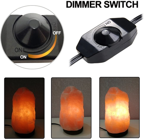 Himalayan Salt Lamp Cord and Bulb with Dimmer Switch,Original Replacement Cord B - Picture 4 of 12