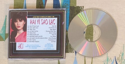Hai Vi Sao Lac VA Vietnamese Music CD Anh Le Ngoc Minh Elvis Phuong VG+/VG+ - Bild 2 von 3