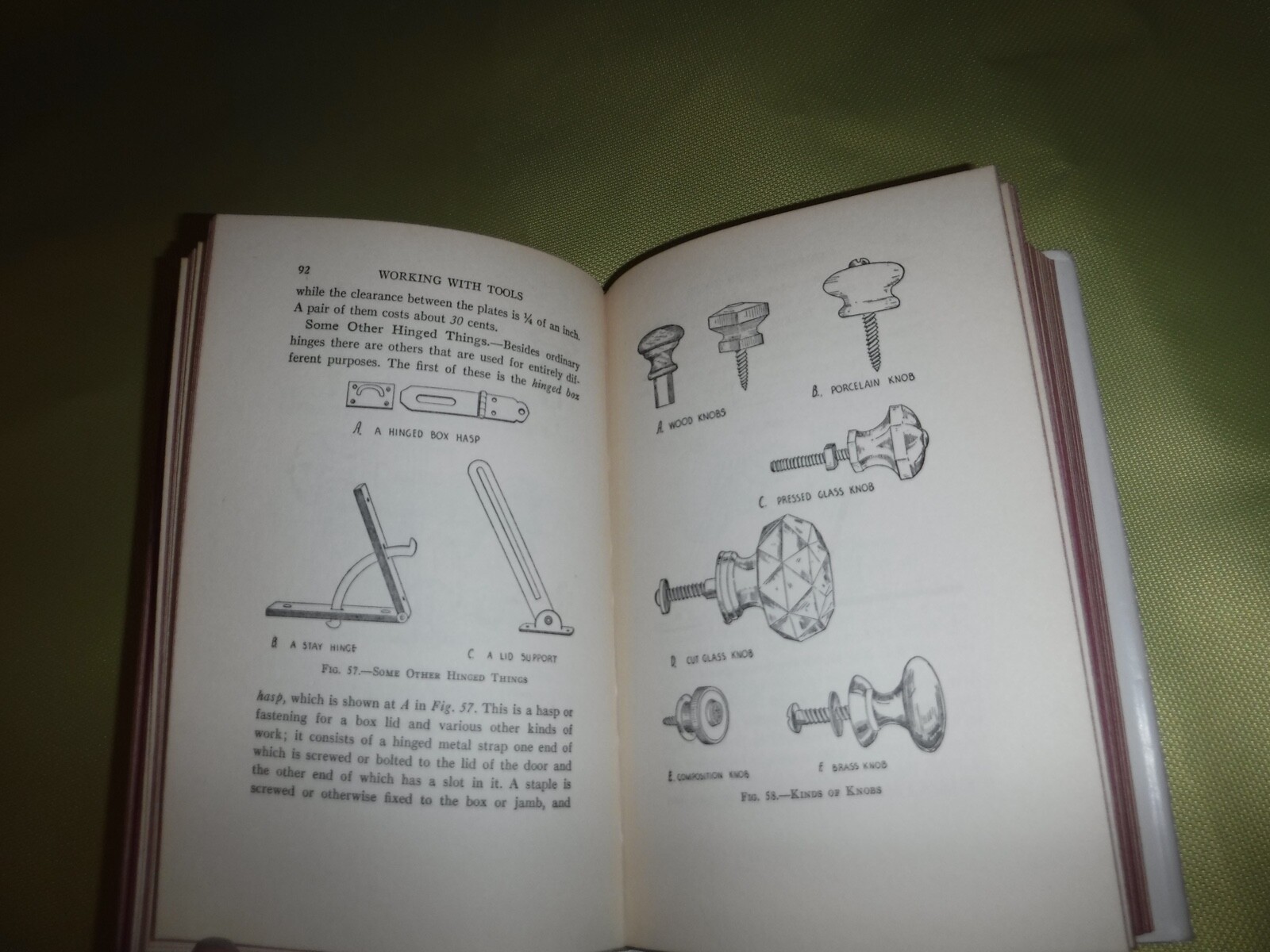 WORKING WITH TOOLS FOR FUN & PROFIT BY A FREDERICK COLLINS - VINTAGE 1943